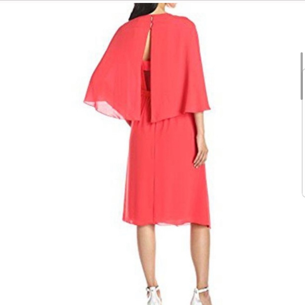 NWT BCBGMAXAZRIA Brittni Cape Dress Size Small - Picture 8 of 13